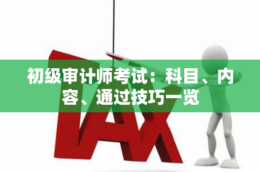 初级审计师考试：科目、内容、通过技巧一览