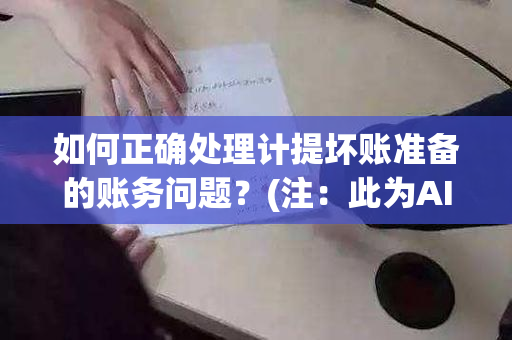 如何正确处理计提坏账准备的账务问题？(注：此为AI所提供的建议标题，仅供参考)